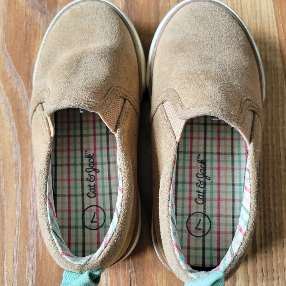 Cat & Jack Tan Kids Slip-On Shoes